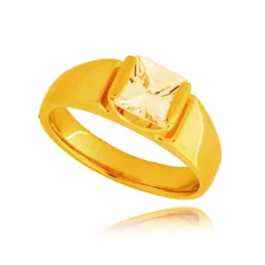 Elegancki pierścionek ze złota o ponadczasowym charakterze.