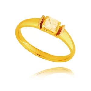 Złoty pierścionek stworzony z myślą o codziennym komforcie.