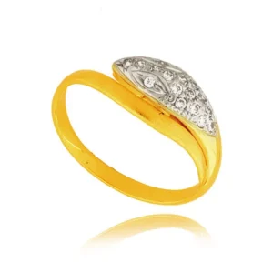 Stylowy pierścionek o eleganckiej i kobiecej formie.