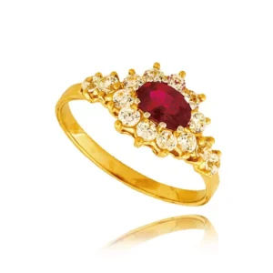 Ponadczasowy pierścionek o luksusowym wyglądzie.