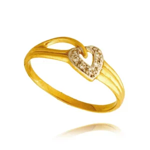 Złoty pierścionek stworzony z myślą o codziennym komforcie.