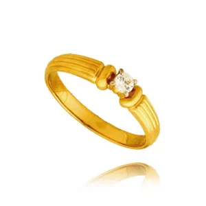 Ponadczasowy pierścionek o luksusowym wyglądzie.