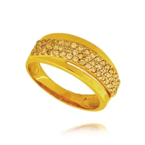 Elegancki pierścionek ze złota o ponadczasowym charakterze.