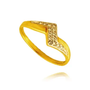 Stylowy pierścionek o eleganckiej i kobiecej formie.