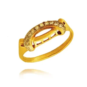 Złoty pierścionek stworzony z myślą o codziennym komforcie.