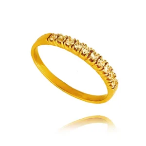 Elegancki pierścionek ze złota o ponadczasowym charakterze.