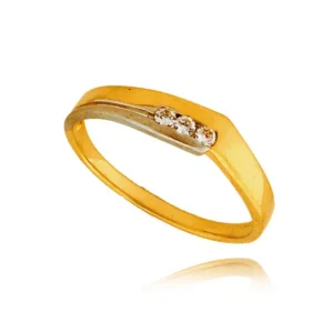 Ponadczasowy pierścionek o luksusowym wyglądzie.