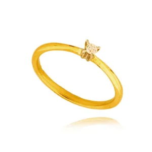 Klasyczny pierścionek idealny na każdą okazję.