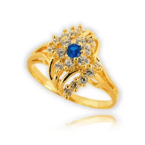 Elegancki pierścionek ze złota o ponadczasowym charakterze.