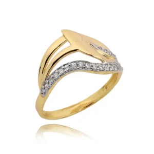 Stylowy pierścionek o eleganckiej i kobiecej formie.