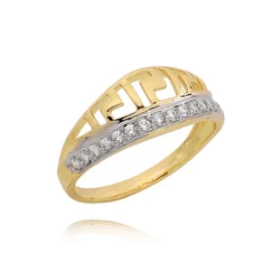 Stylowy pierścionek o eleganckiej i kobiecej formie.