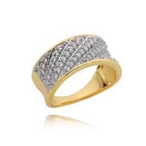 Stylowy pierścionek o eleganckiej i kobiecej formie.