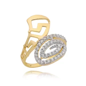 Ponadczasowy pierścionek o luksusowym wyglądzie.