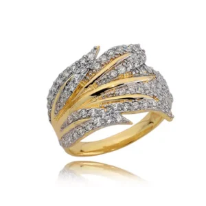 Złoty pierścionek stworzony z myślą o codziennym komforcie.