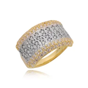 Elegancki pierścionek ze złota o ponadczasowym charakterze.