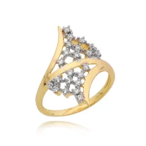 Złoty pierścionek stworzony z myślą o codziennym komforcie.