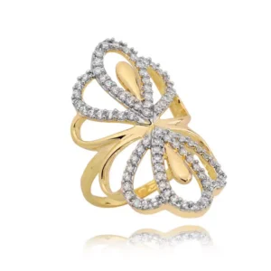 Złoty pierścionek stworzony z myślą o codziennym komforcie.