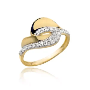 Klasyczny pierścionek idealny na każdą okazję.