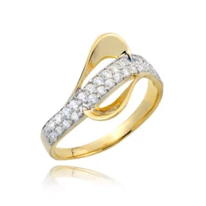 Stylowy pierścionek o eleganckiej i kobiecej formie.