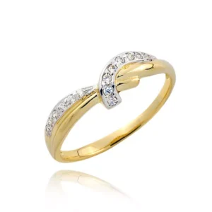 Złoty pierścionek stworzony z myślą o codziennym komforcie.