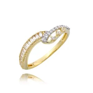 Ponadczasowy pierścionek o luksusowym wyglądzie.