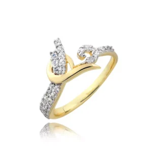 Złoty pierścionek stworzony z myślą o codziennym komforcie.