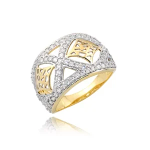 Stylowy pierścionek o eleganckiej i kobiecej formie.