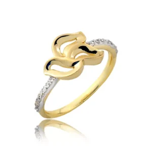 Ponadczasowy pierścionek o luksusowym wyglądzie.