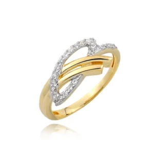 Złoty pierścionek stworzony z myślą o codziennym komforcie.