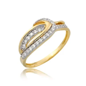 Klasyczny pierścionek idealny na każdą okazję.