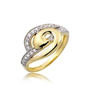 Stylowy pierścionek o eleganckiej i kobiecej formie.