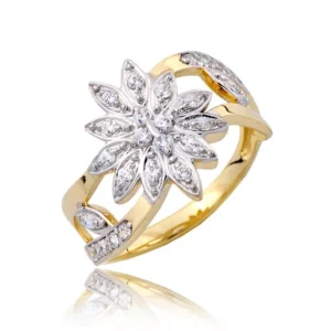 Stylowy pierścionek o eleganckiej i kobiecej formie.