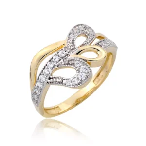 Klasyczny pierścionek idealny na każdą okazję.