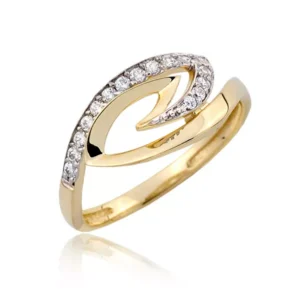 Ponadczasowy pierścionek o luksusowym wyglądzie.