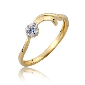 Złoty pierścionek stworzony z myślą o codziennym komforcie.