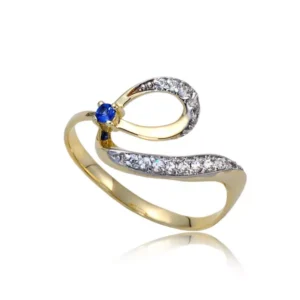 Stylowy pierścionek o eleganckiej i kobiecej formie.