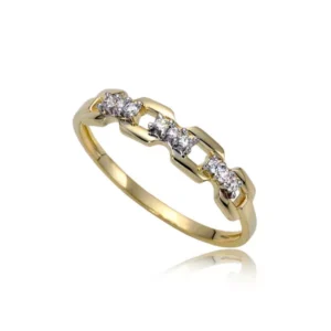 Elegancki pierścionek będący doskonałym dodatkiem do stylizacji.