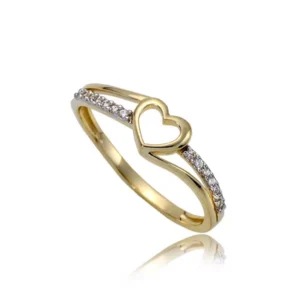 Złoty pierścionek stworzony z myślą o codziennym komforcie.