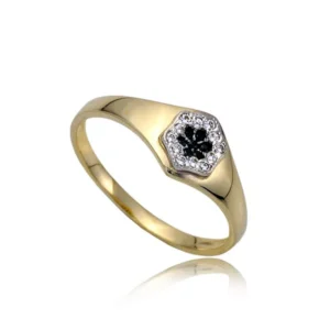 Klasyczny pierścionek idealny na każdą okazję.