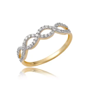 Klasyczny pierścionek idealny na każdą okazję.