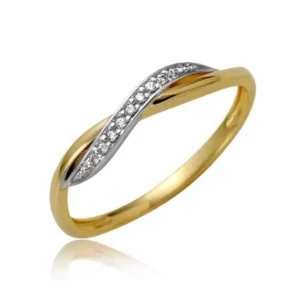 Złoty pierścionek stworzony z myślą o codziennym komforcie.