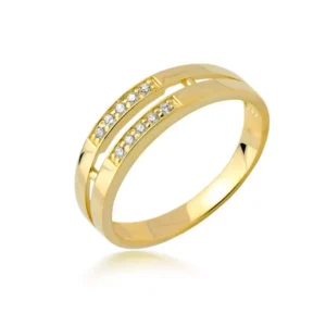 Klasyczny pierścionek idealny na każdą okazję.