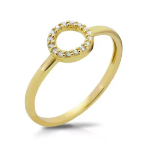 Ponadczasowy pierścionek o luksusowym wyglądzie.