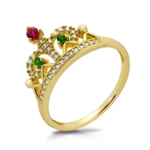 Stylowy pierścionek o eleganckiej i kobiecej formie.