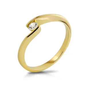 Klasyczny pierścionek idealny na każdą okazję.