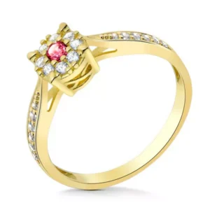 Ponadczasowy pierścionek o luksusowym wyglądzie.