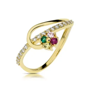 Klasyczny pierścionek idealny na każdą okazję.