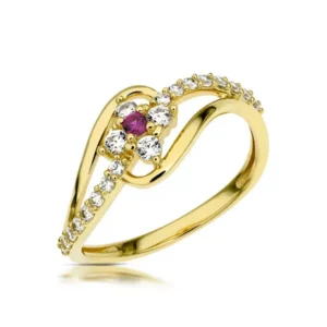 Elegancki pierścionek będący doskonałym dodatkiem do stylizacji.