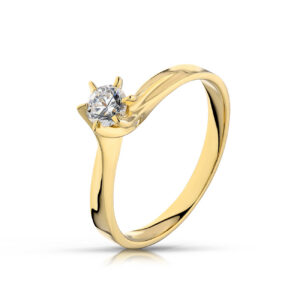 Stylowy pierścionek o eleganckiej i kobiecej formie.