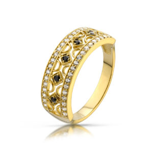 Stylowy pierścionek o eleganckiej i kobiecej formie.